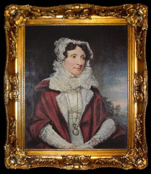framed  James Northcote Portrait of Margaret Ruskin, ta009-2